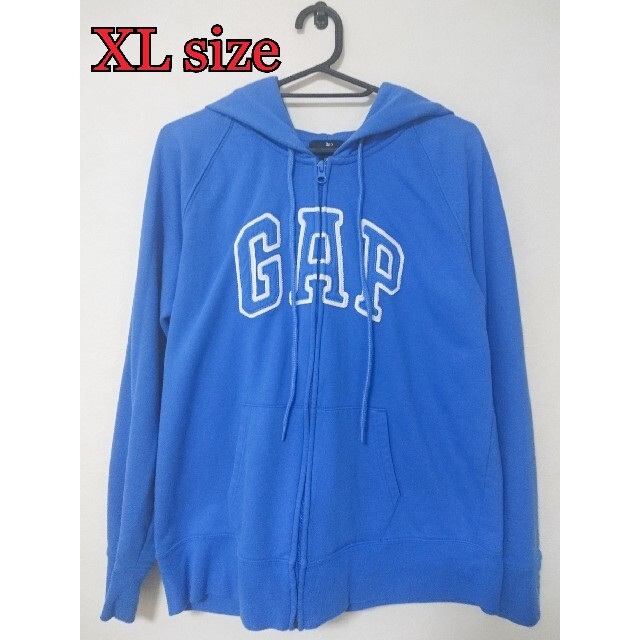 GAP - パーカー GAP ブルー 青 XL サイドポケットありの通販 by GAP - パーカー GAP ブルー 青 XL サイドポケットありの通販 by