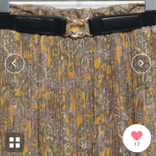 【美品】VENCEEXCHANGE ベルト付きプリーツスカート レディースのスカート(ロングスカート)の商品写真