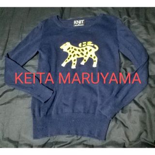 ケイタマルヤマ(KEITA MARUYAMA TOKYO PARIS)の値下!KEITA MARUYAMA knitレディース ネイビー ケイタマルヤマ(ニット/セーター)