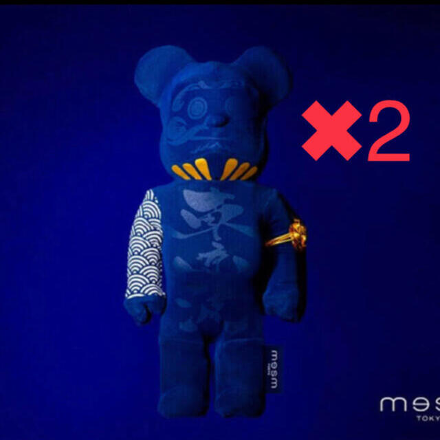 ベアブリック×メズム東京 BE@RBRICK MESMTokyoWaves 2体