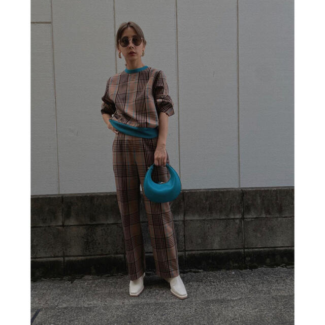 Ameri VINTAGE(アメリヴィンテージ)のアメリヴィンテージ CHEERFUL CHECK PANTS レディースのパンツ(カジュアルパンツ)の商品写真