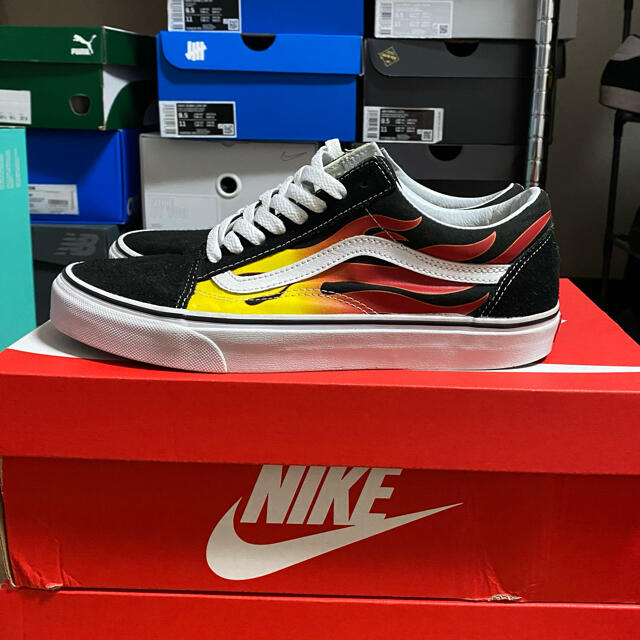 VANS OLDSKOOL flame pattern