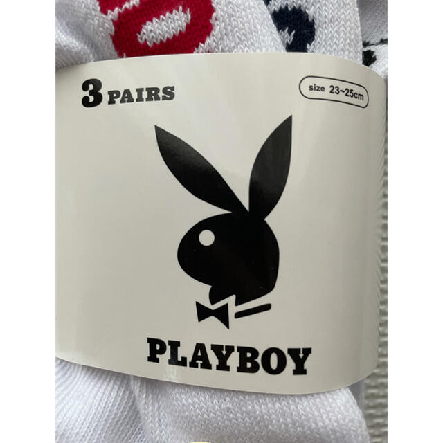 PLAYBOY(プレイボーイ)のPLAYBOY☆靴下 レディースのレッグウェア(ソックス)の商品写真