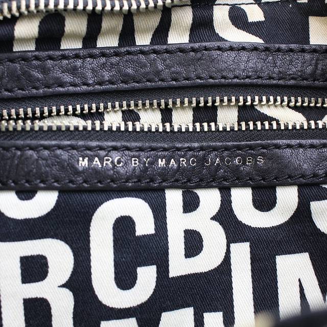 MARC BY MARC JACOBS(マークバイマークジェイコブス)のマークバイマークジェイコブス ハンドバッグ ショルダーバッグ レザー 黒 レディースのバッグ(ハンドバッグ)の商品写真