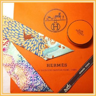 エルメス(Hermes)の★HERMES★エルメス★ツイリー スカーフ バンダナ【それぞれの巣づくり】♪(バンダナ/スカーフ)