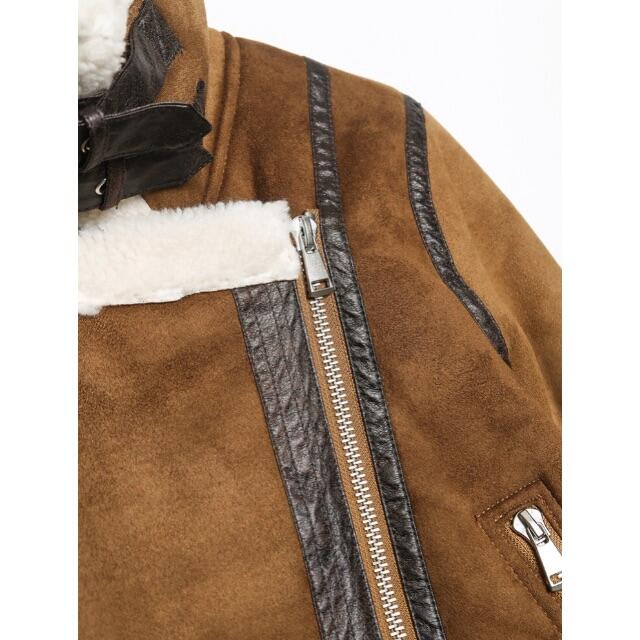 ZARA(ザラ)の🎃10月新作👻6314◆ボア ファー ブルゾン コート レディースのジャケット/アウター(ニットコート)の商品写真