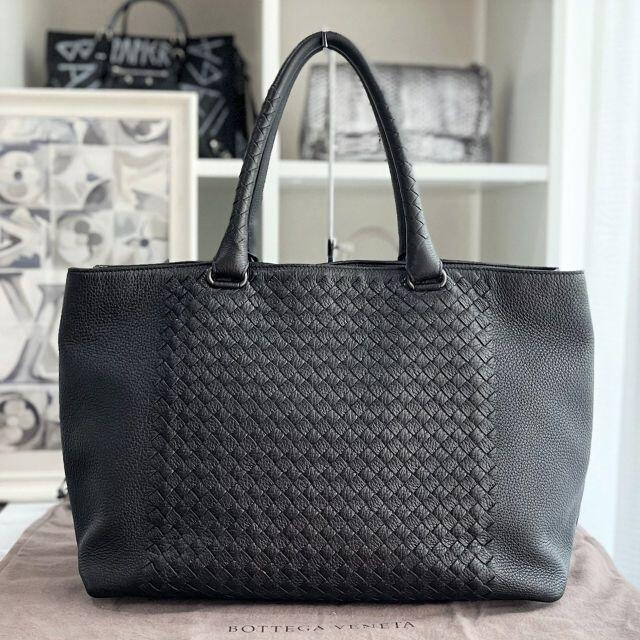 【難あり】BOTTEGA VENETA  イントレチャート　黒