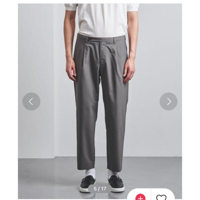 UNITED ARROWS(ユナイテッドアローズ)の＜UNITED ARROWS＞ T/W 1プリーツ テーパード ”Urban' メンズのパンツ(スラックス)の商品写真