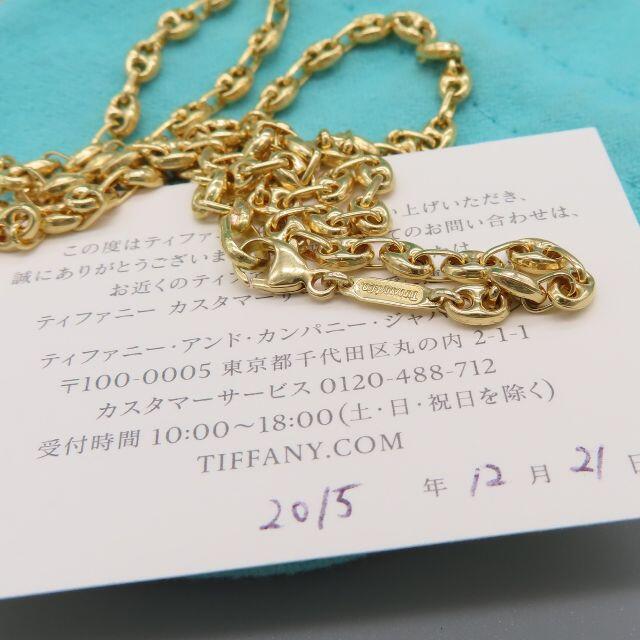 Tiffany & Co.(ティファニー)の極希少 美品 ティファニー ゴールド リンク ネックレス チェーン YD33 レディースのアクセサリー(ネックレス)の商品写真