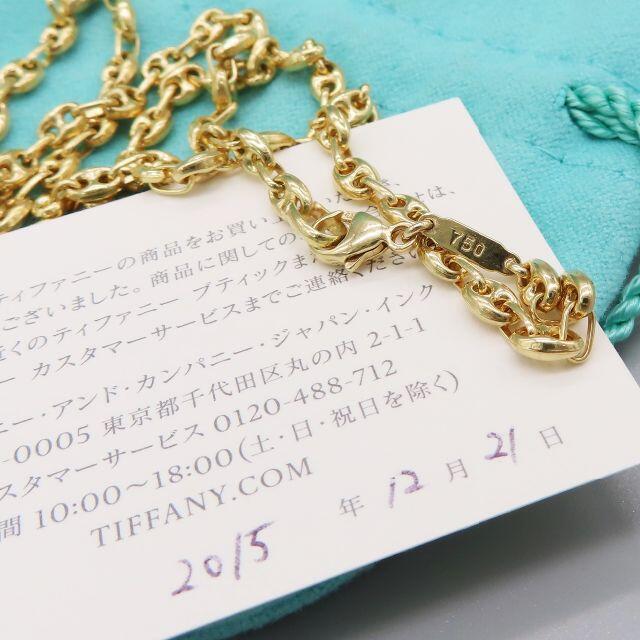 Tiffany & Co.(ティファニー)の極希少 美品 ティファニー ゴールド リンク ネックレス チェーン YD33 レディースのアクセサリー(ネックレス)の商品写真