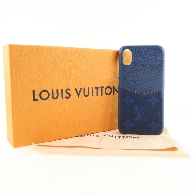 LOUIS VUITTON(ルイヴィトン)のルイ・ヴィトン iPhone X/Xs タイガラマ M30273 青 スマホ/家電/カメラのスマホアクセサリー(その他)の商品写真