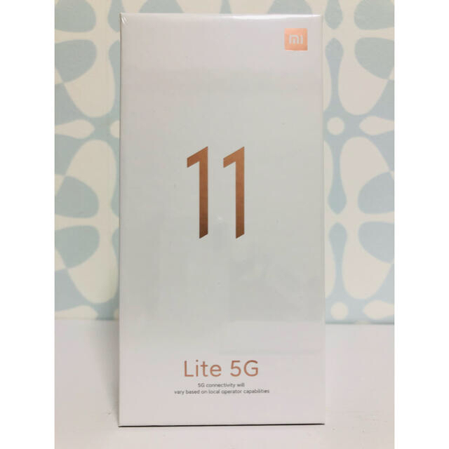 ANDROID(アンドロイド)の【新品未開封】Xiaomi Mi 11 Lite 5G ミントグリーン128GB スマホ/家電/カメラのスマートフォン/携帯電話(スマートフォン本体)の商品写真