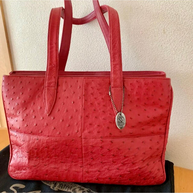 三宝 sanpo 高級オーストリッチ トートバッグ ハンドバッグの通販 by ...