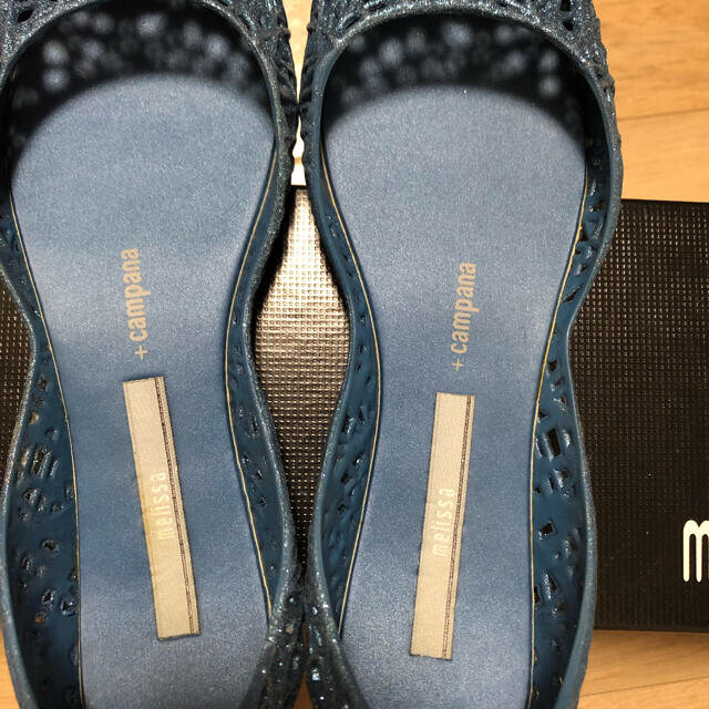 melissa(メリッサ)のmelissa サンダル campana カンパーナ　ブルー US5 レディースの靴/シューズ(サンダル)の商品写真