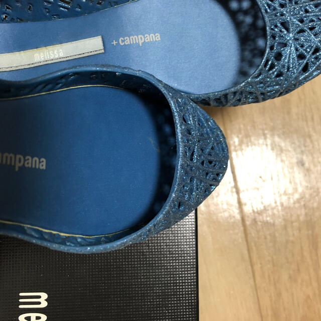 melissa(メリッサ)のmelissa サンダル campana カンパーナ　ブルー US5 レディースの靴/シューズ(サンダル)の商品写真