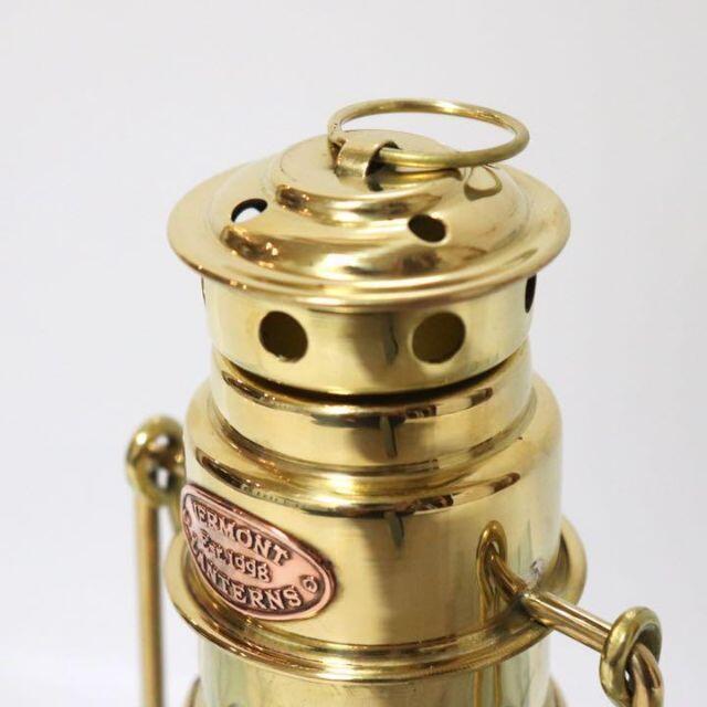 真鍮製 スケーターズスタイル ハリケーンランタン Solid Brass