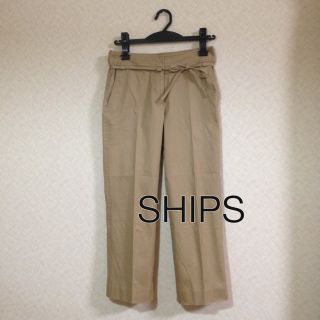 シップス(SHIPS)のshipsのセンタープレスパンツ(クロップドパンツ)