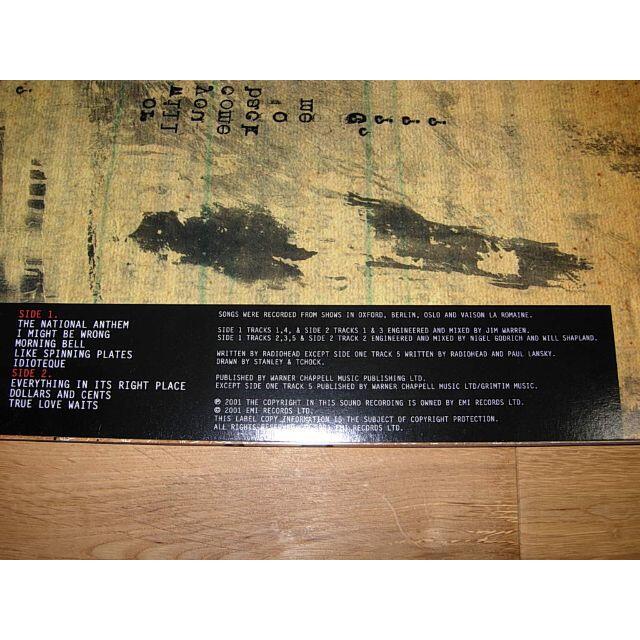 Radiohead I Might Be Wrong Analog レコード エンタメ/ホビーのCD(ポップス/ロック(洋楽))の商品写真