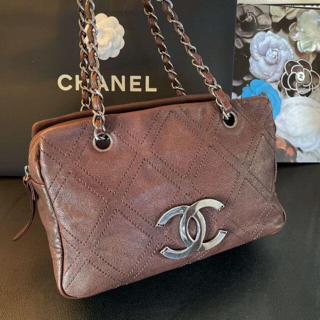 ⭐️美品⭐️ シャネル CHANEL ショルダーバッグ　ビンテージ　デカロゴ