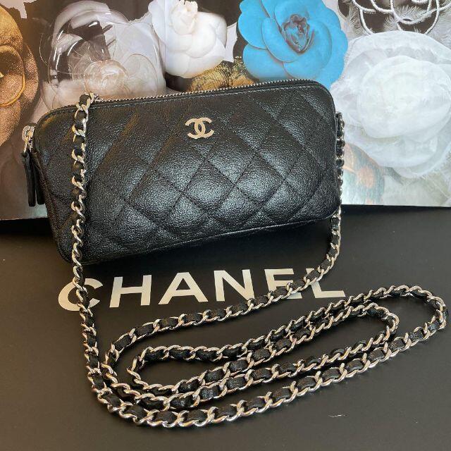 セール 登場から人気沸騰 CHANEL boo シャネル CHANEL シャネル☆チェーンウォレット マトラッセキ ショルダーバッグ 