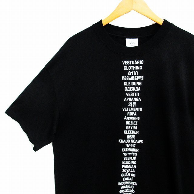 ヴェトモン Translated T-shirt トランスレイト Tシャツ M