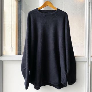 コモリ(COMOLI)のCOMOLI コモリ  20AW シルクフリース 2  長袖　ウールフリース(Tシャツ/カットソー(七分/長袖))