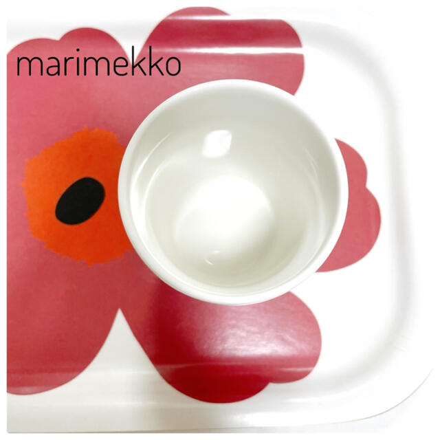 marimekko(マリメッコ)の寒い季節に‼︎レア‼︎【日本限定‼︎】marimekkoハンドル無し湯呑みセット インテリア/住まい/日用品のキッチン/食器(食器)の商品写真