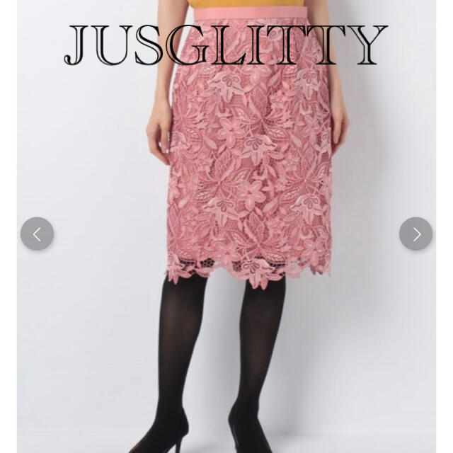 《新品》JUSGLITTY  レーススカート  1