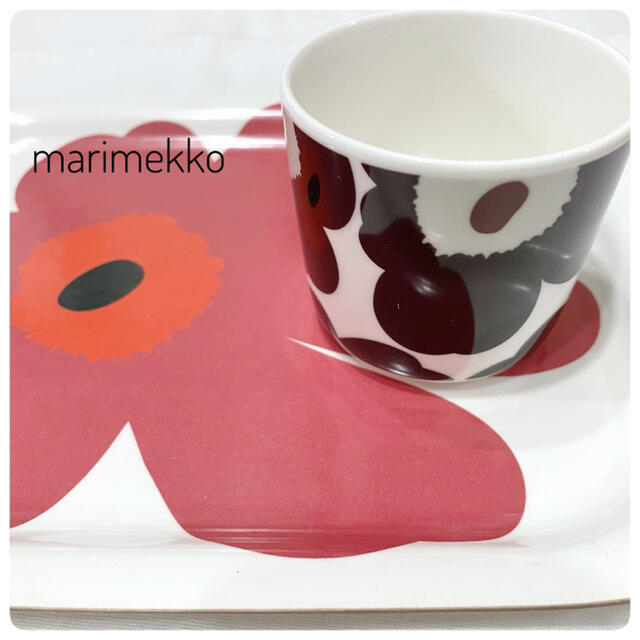 marimekko(マリメッコ)の廃盤カラー‼レアもの‼︎︎【marimekko】ブラウン　ラテマグ　北欧食器 インテリア/住まい/日用品のキッチン/食器(食器)の商品写真