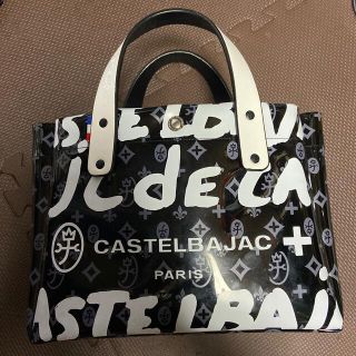 カステルバジャック(CASTELBAJAC)のカステルバジャック アミンIII トートバッグ スケルトン ブラック(トートバッグ)