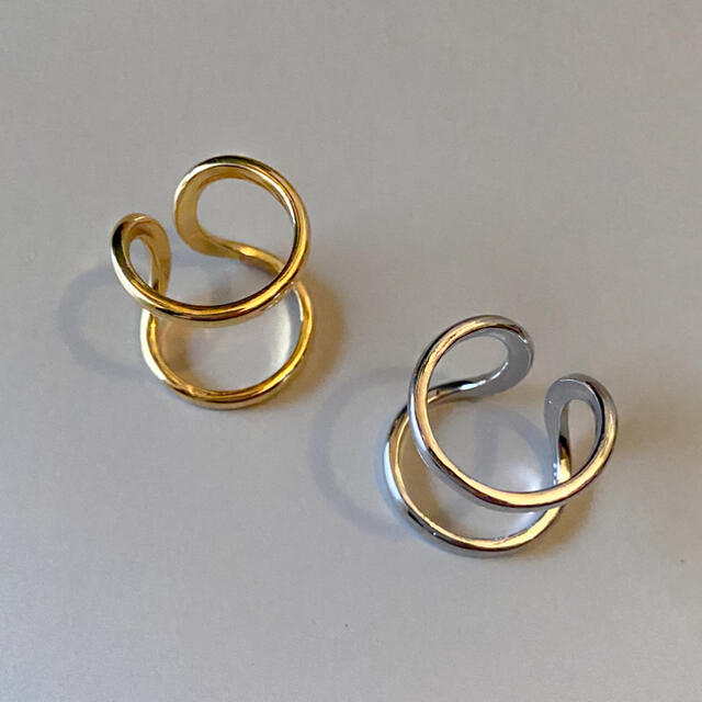 TODAYFUL(トゥデイフル)のDouble line silver ring No.706 レディースのアクセサリー(リング(指輪))の商品写真