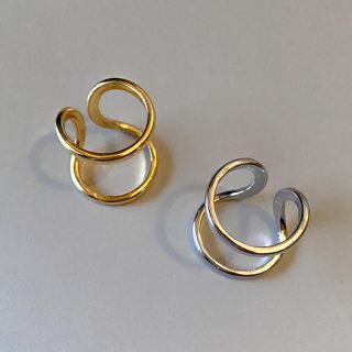 トゥデイフル(TODAYFUL)のDouble line silver ring No.706(リング(指輪))