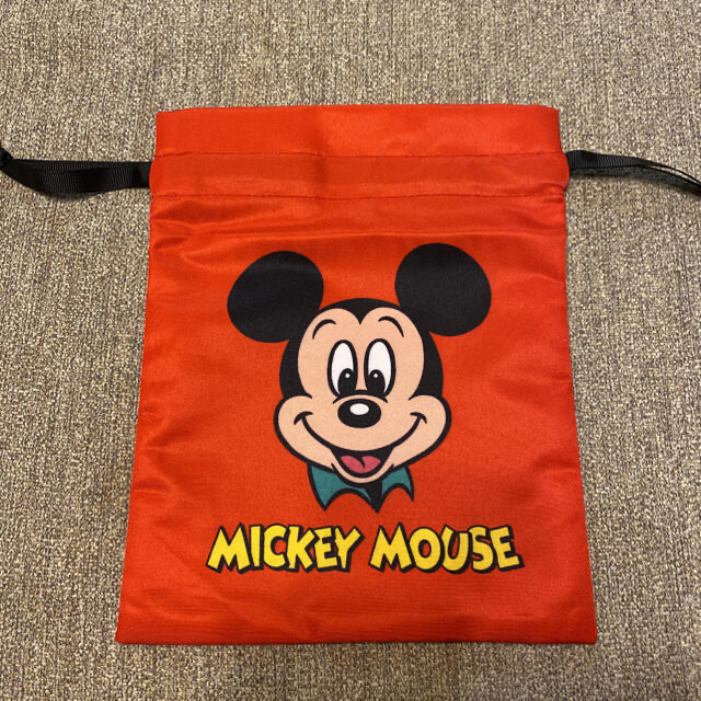 Disney(ディズニー)のレトロミッキー　ディズニー　巾着　3個セット キッズ/ベビー/マタニティのこども用バッグ(ランチボックス巾着)の商品写真