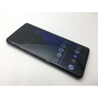 シャープ(SHARP)の新品同様 SIMフリー au AQUOS zero2 SHV47ブラック256(スマートフォン本体)