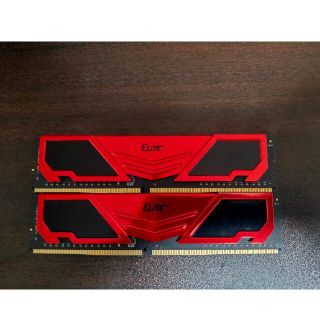 ddr4 elite 2666mhz メモリ 8gb×2(PCパーツ)