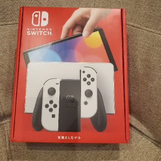 ニンテンドースイッチ(Nintendo Switch)のNintendo Switch  有機ELモデル ホワイト 新品未開封(家庭用ゲーム機本体)