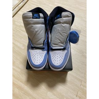 ナイキ(NIKE)のNIKE AIR JORDAN 1  ユニバーシティブルー (スニーカー)