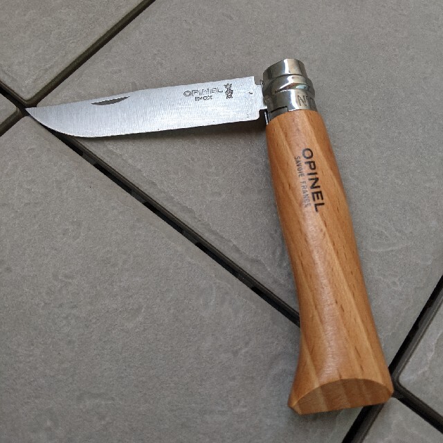 OPINEL(オピネル)のオピネル　ステンレス　No8　新品未使用 スポーツ/アウトドアのアウトドア(調理器具)の商品写真