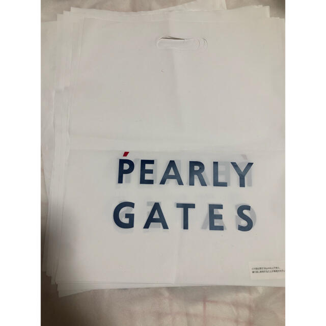 PEARLY GATES(パーリーゲイツ)の新品　パーリーゲイツ　ショップ袋　ショッパー　10枚 レディースのバッグ(ショップ袋)の商品写真