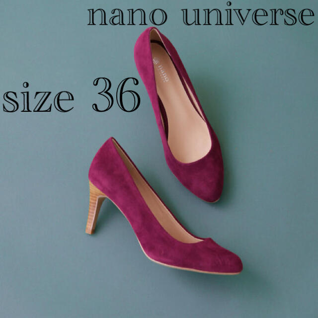 nano universe コンフォートパンプス  パープル　size 36