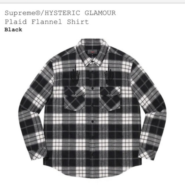 supreme Hysteric glamour flannel shirt