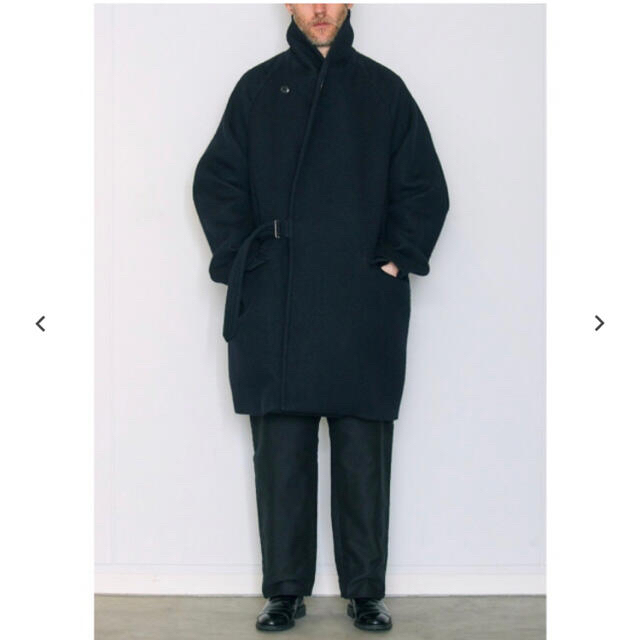 COMOLI(コモリ)のCOMOLI ウールショールカラーコート　19aw メンズのジャケット/アウター(その他)の商品写真