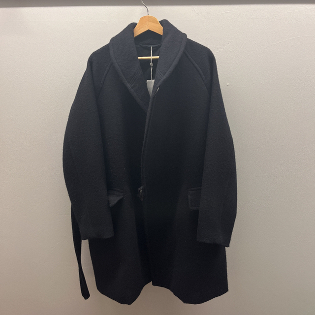 COMOLI(コモリ)のCOMOLI ウールショールカラーコート　19aw メンズのジャケット/アウター(その他)の商品写真