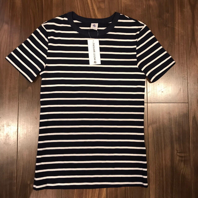 PETIT BATEAU(プチバトー)の ☆新品未使用☆petit bateau マリニエールクルーネックＴシャツ レディースのトップス(Tシャツ(半袖/袖なし))の商品写真