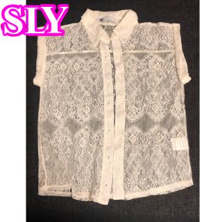 スライ(SLY)のSLY レースシャツ(シャツ/ブラウス(半袖/袖なし))