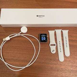 アップルウォッチ(Apple Watch)のApple Watch Series 3（GPSモデル）- 38mm(腕時計)