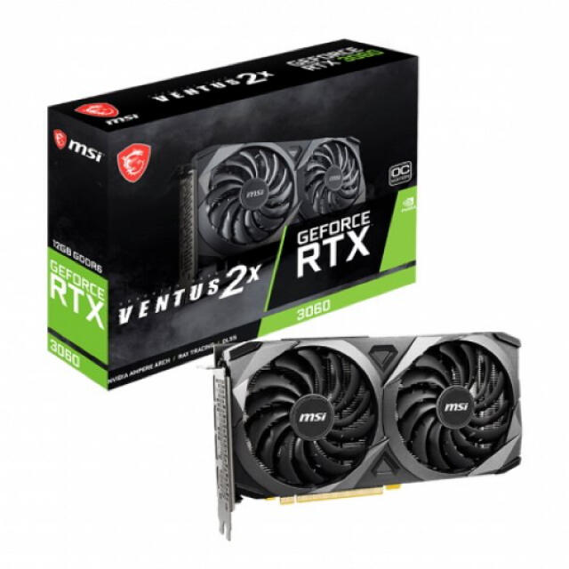 GeForce RTX 3060 VENTUS 2X 12G OC LHR