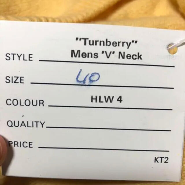 BURBERRY(バーバリー)のタグ付き　BURBERRY バーバリー　ニット　セーター メンズのトップス(ニット/セーター)の商品写真