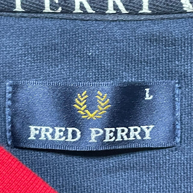 【FRED PERRY】フレッド ペリー ビックロゴ 刺繍ロゴオーバーサイズ 7