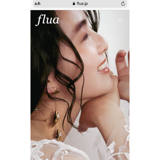 Vera Wang(ヴェラウォン)のSNSで大人気、flua（フルア）ヘアピン ハンドメイドのアクセサリー(ヘアアクセサリー)の商品写真